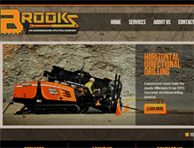Tablet Screenshot of brooksexcavation.com